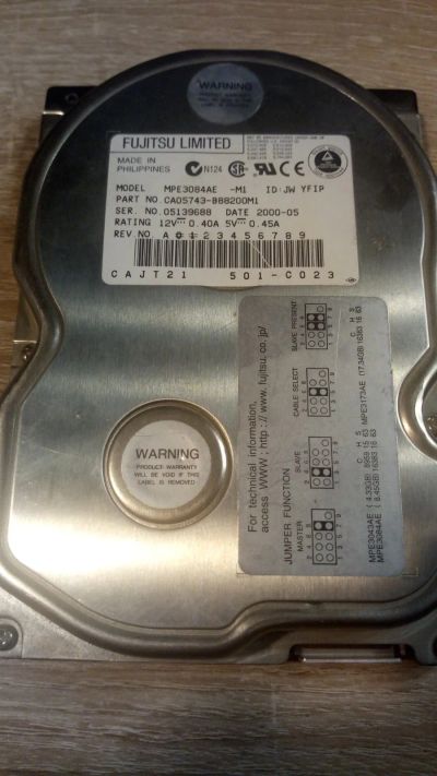 Лот: 15293045. Фото: 1. Жёсткий диск. Жёсткие диски (HDD)