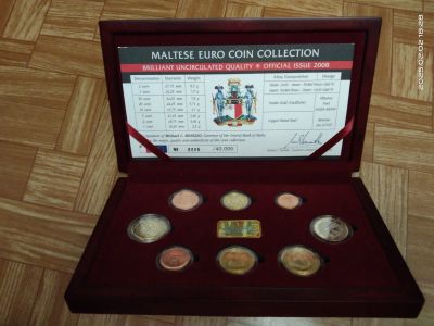 Лот: 24989398. Фото: 1. Мальта 2008 Официальный набор... Наборы монет