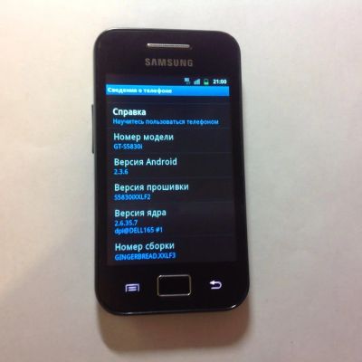 Лот: 5375177. Фото: 1. Samsung Galaxy Ace GT-S5830i. Смартфоны