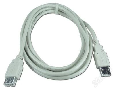 Лот: 1569787. Фото: 1. Кабель USB 2.0 AM/AF - USB удлинитель... Шлейфы, кабели, переходники