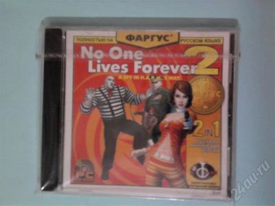 Лот: 417467. Фото: 1. Cd игра No one Lives Forever 2... Игры для ПК