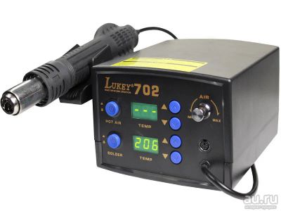Лот: 13225551. Фото: 1. паяльная станция lukey 702. Радиолюбительский инструмент