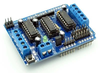 Лот: 11880881. Фото: 1. Драйвер двигателей (Motor Shield... Микроконтроллеры