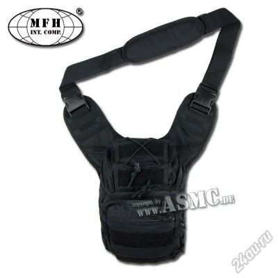 Лот: 5837973. Фото: 1. Сумка плечевая MFH Deluxe black. Сумки