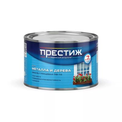 Лот: 24085433. Фото: 1. Эмаль Престиж, ПФ-115, алкидная... Краски, лаки, растворитель