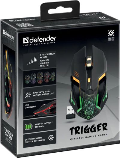 Лот: 19877603. Фото: 1. Мышь беспроводная Defender Trigger... Клавиатуры и мыши