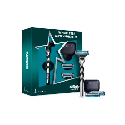 Лот: 22195219. Фото: 1. Подарочный Набор Gillette Mach3... Чехлы, бамперы