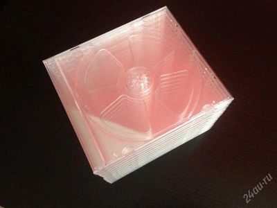 Лот: 2033107. Фото: 1. Коробочки для CD дисков (10 штук... Органайзеры для дисков, боксы