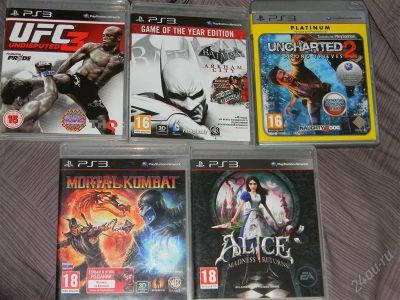 Лот: 2028255. Фото: 1. UFC Undisputed 3, Uncharted 2... Игры для консолей