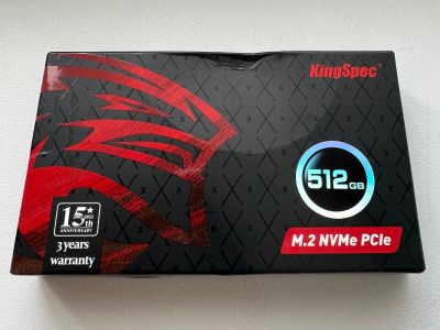 Лот: 19976948. Фото: 1. M2 SSD 512GB KingSpec с NVME... SSD-накопители