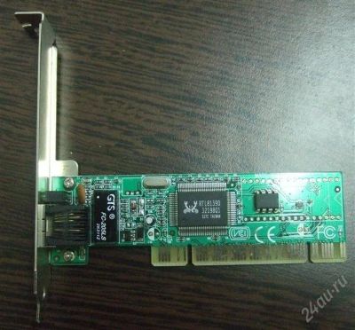 Лот: 1361164. Фото: 1. Сетевая карта Acorp Realtek RTL8139D. Сетевые карты