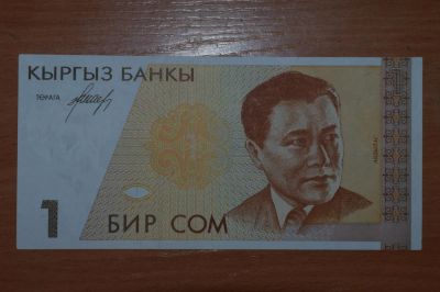 Лот: 4860775. Фото: 1. Киргизия. 1 сом 1994. Россия, СССР, страны СНГ