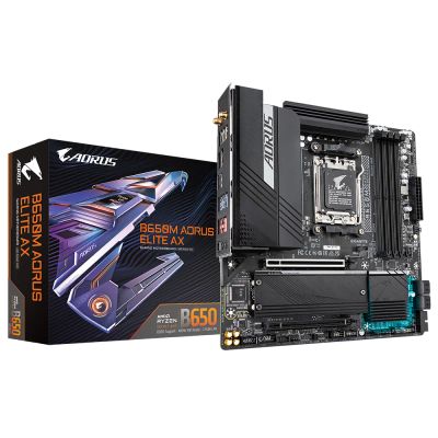 Лот: 22486443. Фото: 1. Gigabyte B650M Aorus Eite AX... Материнские платы
