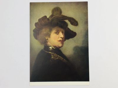 Лот: 23296371. Фото: 1. Рембрандт. Автопортрет (Портрет... Открытки, конверты