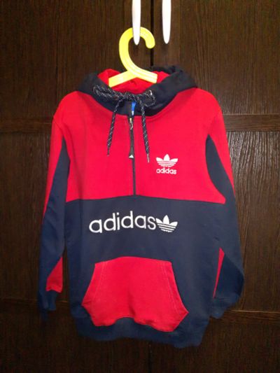 Лот: 18397709. Фото: 1. Свитшот adidas 100% хлопок. Свитера, худи, толстовки