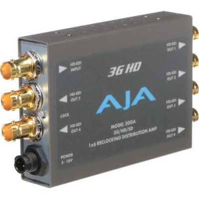 Лот: 25390480. Фото: 1. Усилитель AJA 3GDA 3G-SDI 1x6... Шлейфы, кабели, переходники