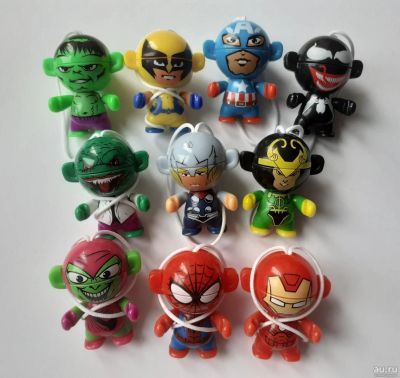 Лот: 16154103. Фото: 1. Коллекция киндер-игрушек Marvel. Игрушки