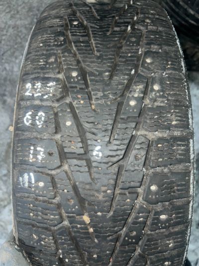 Лот: 24888663. Фото: 1. (1шт)225-60-17 Nokian (1шт) Nokian... Шины