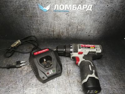 Лот: 16249709. Фото: 1. Шуруповерт Зубр ДШЛ-121 (Л1835... Электроинструмент