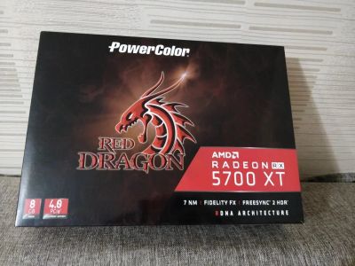 Лот: 17103966. Фото: 1. rx 5700xt red dragon. Видеокарты
