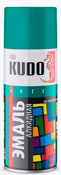 Лот: 22938260. Фото: 1. Эмаль Kudo KU-1020 аэрозольная... Краски, лаки, растворитель