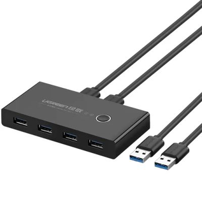 Лот: 21590992. Фото: 1. USB-хаб UGREEN для 2 компьютеров... USB хабы