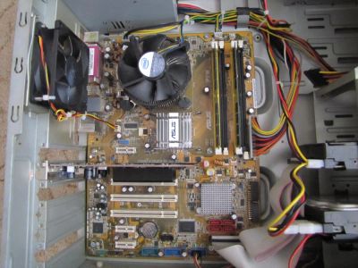 Лот: 8627694. Фото: 1. ASUS P5B + Core 2 Duo E4500... Материнские платы