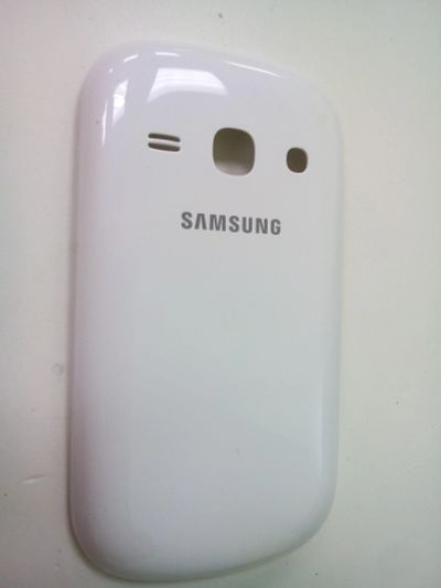 Лот: 12317018. Фото: 1. Задняя крышка Samsung S6810 белый. Корпуса, клавиатуры, кнопки
