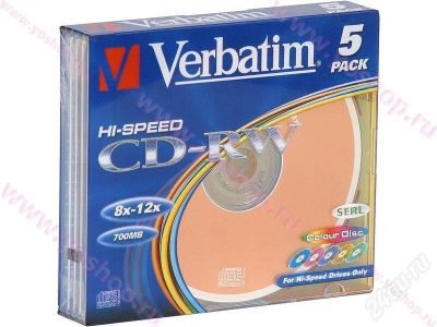 Лот: 317240. Фото: 1. 15 упаковок по 5 CD-RW Verbatim. Другое (компьютеры, оргтехника, канцтовары)
