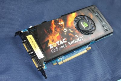 Лот: 7505477. Фото: 1. Zotac GeForce 8800GT. Видеокарты
