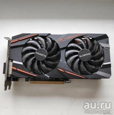 Лот: 17103118. Фото: 1. Видеокарта GiGaByTE Radeon RX... Видеокарты