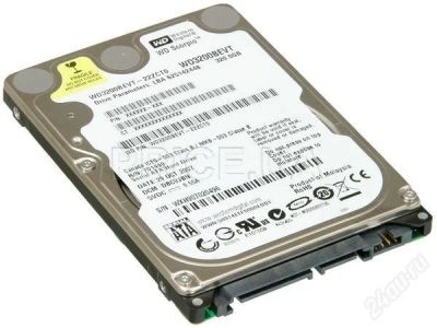 Лот: 2942645. Фото: 1. WD Scorpio WD1600BEVS для ноутбука. Жёсткие диски (HDD)