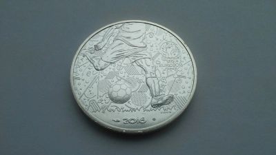 Лот: 7503440. Фото: 1. Франция 10 евро 2016 год. Чемпионат... Сувенирные банкноты, монеты