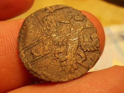 Лот: 15638800. Фото: 1. 2 монеты в одной! Редчайшая Крестовая... Россия до 1917 года