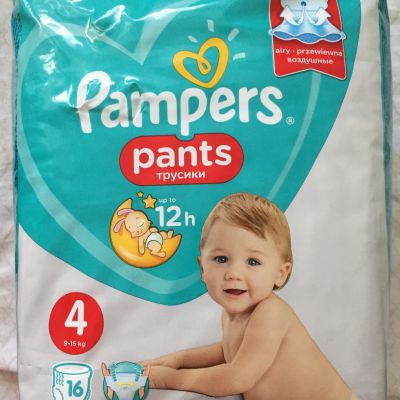 Лот: 12139112. Фото: 1. Подгузники-трусики Pampers. Детская гигиена