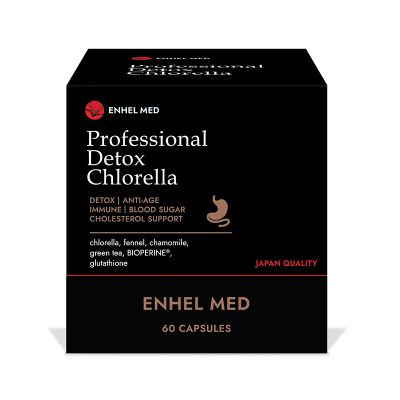 Лот: 23719817. Фото: 1. Enhel Med Detox Хлорелла капсулы... Лекарства