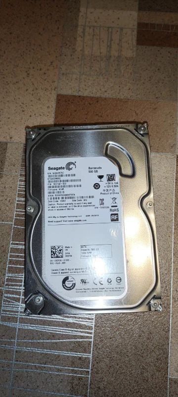 Лот: 19674059. Фото: 1. Жесткий диск Hdd Seagate ST500DM002... Жёсткие диски (HDD)