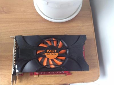 Лот: 7793020. Фото: 1. Видеокарта Palit GeForce GTS450... Видеокарты