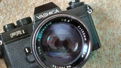 Лот: 13205458. Фото: 1. Yashica fr1 с объективом Yashica... Плёночные зеркальные