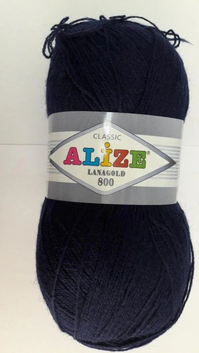 Лот: 8017761. Фото: 1. Пряжа Alize Lanagold Classic состав... Ткани, нитки, пряжа