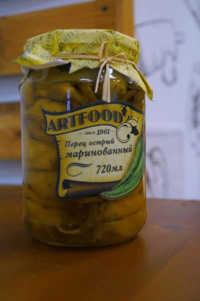 Лот: 8377106. Фото: 1. Перец Острый Маринованный Артфуд... Домашние заготовки