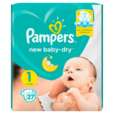 Лот: 23718124. Фото: 1. Pampers New Baby-dry Подгузники... Лекарства