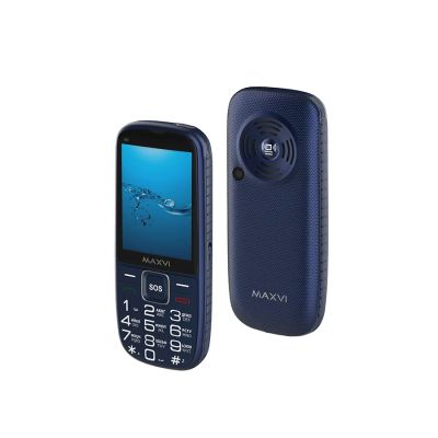 Лот: 25021389. Фото: 1. Сотовый Maxvi B9 Blue 2sim/2.8... Кнопочные мобильные телефоны