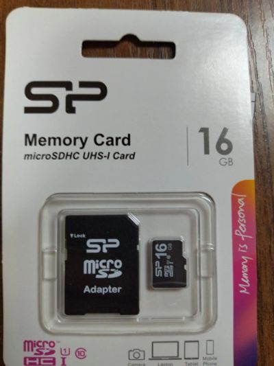 Лот: 1809741. Фото: 1. Карта памяти microSD HC 16 GB... Карты памяти