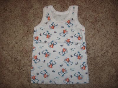 Лот: 3114818. Фото: 1. Майка цветная новая рост 80-86. Нижнее белье