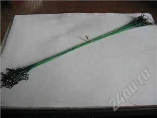 Лот: 65514. Фото: 1. Поводки 15см-7кг 20 штук.Германия... Леска, блесны, крючки, мормышки