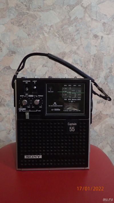 Лот: 13753817. Фото: 1. транзисторный радиоприемник "Sony-Captain... Тюнеры, радиоприёмники