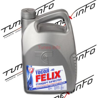 Лот: 20930893. Фото: 1. Тосол Felix -40С, 5л. Масла, жидкости