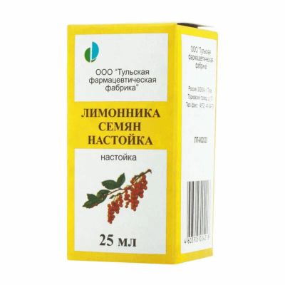 Лот: 23730986. Фото: 1. Лимонника семян настойка 25 мл. Лекарства
