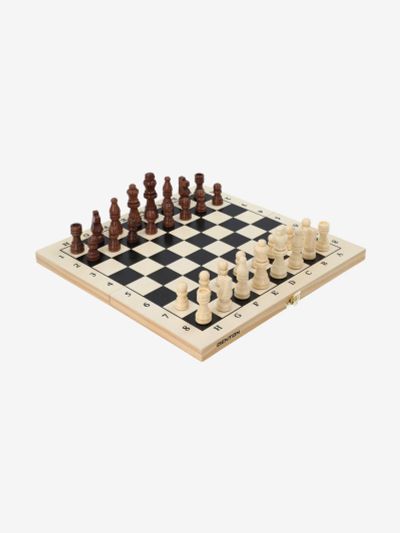 Лот: 25688061. Фото: 1. Настольная игра 2 в 1: шахматы... Другое (спортивная одежда)
